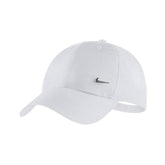 NIKE Unisex Metal Swoosh H86 Adjustable Cap, white/metallic silver, One Size UK